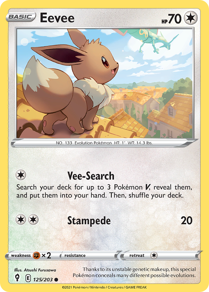 Eevee, Evolving Skies, #125