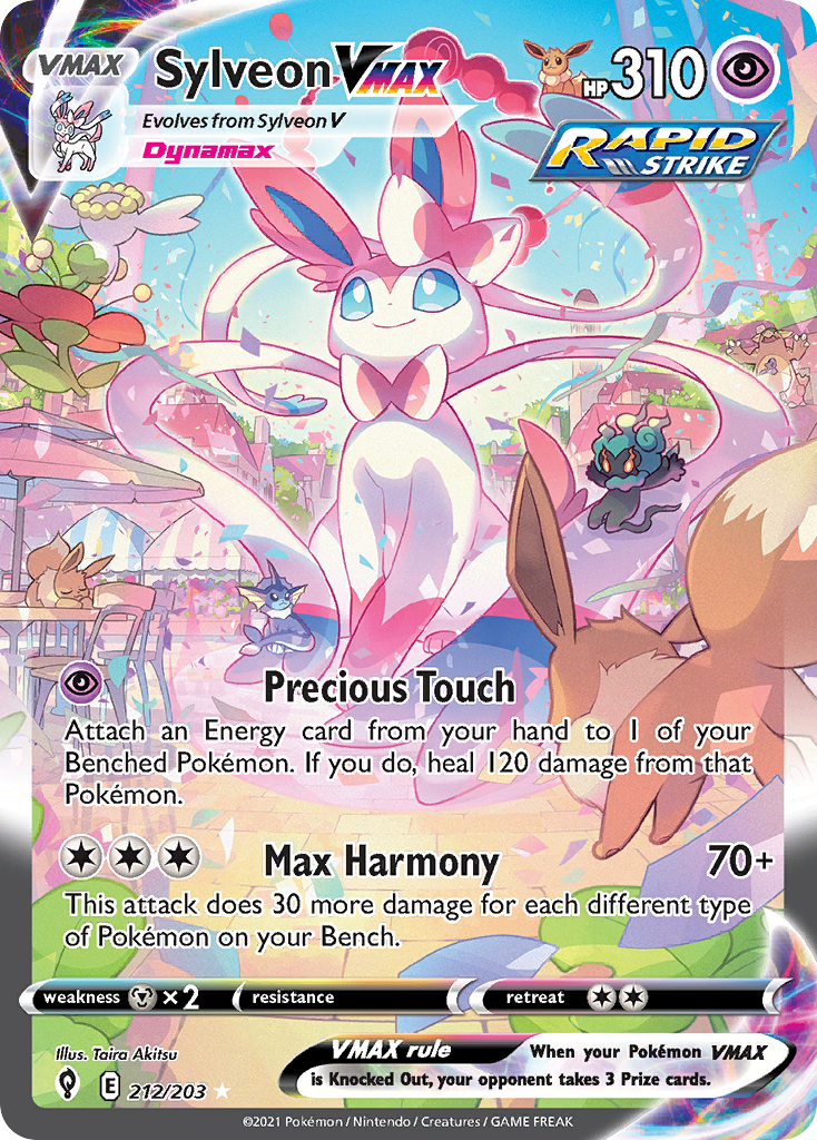 Sylveon VMAX, Evolving Skies, #212